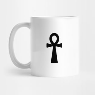 The Ankh Symbol Black. Mug